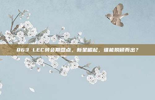 863 LEC转会期盘点，新星崛起，谁能脱颖而出？